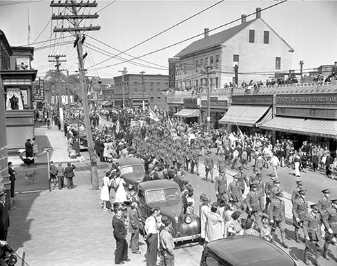 National Guard March, Portland, Maine 1940